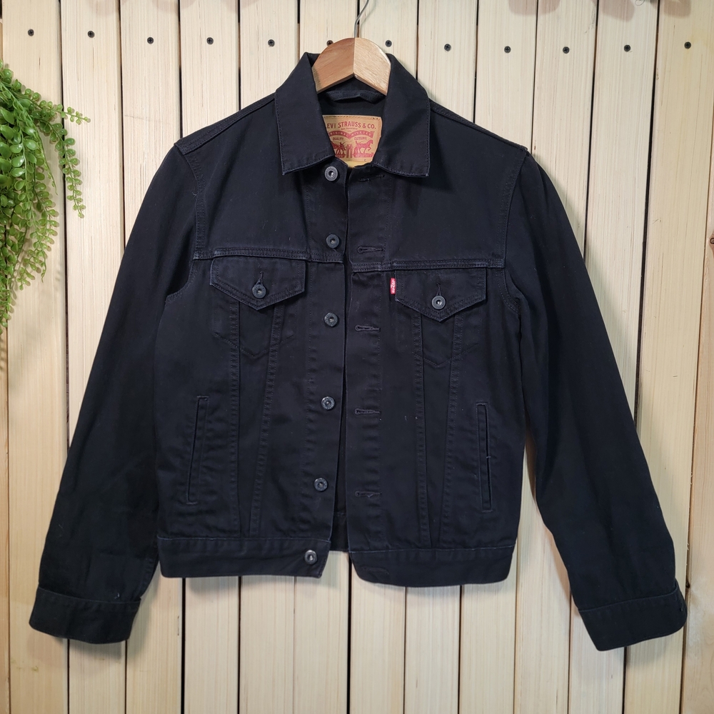 Levis Denim Jacket Black